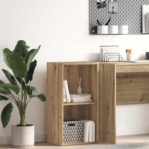 vidaXL Biblioth&egrave;que ch&ecirc;ne artisanal 40x30x77 cm bois d'ing&eacute;nierie