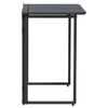 VidaXL Table de jardin pliante noir 90 x 51 x 75 cm polyrotin