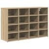 vidaXL Cabinet &agrave; chaussures avec &eacute;tag&egrave;re Ch&ecirc;ne Sonoma 103 x 30 x 67 cm