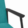 vidaXL fauteuil Turquoise 59 x 75 x 78 cm Velours