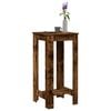 vidaXL Table de bar ch&ecirc;ne fum&eacute; 51x50x103,5 cm bois d'ing&eacute;nierie