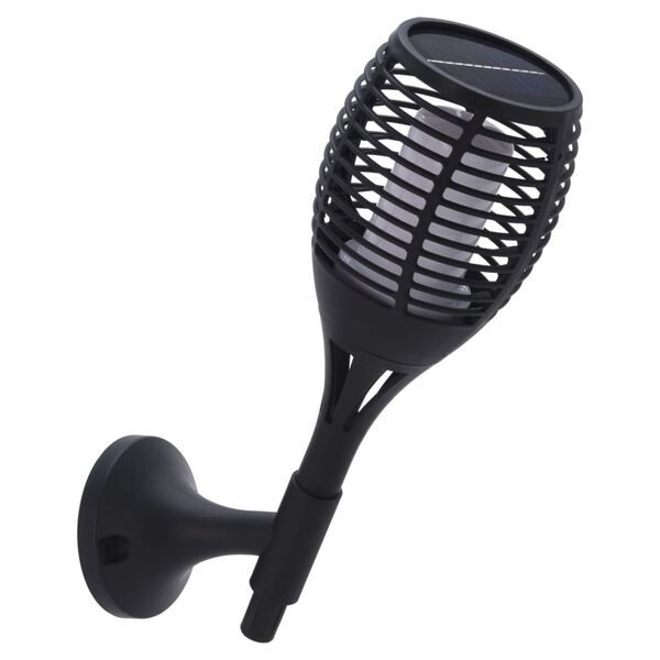 ProGarden Lampe solaire de jardin &agrave; LED 3 en 1 Noir