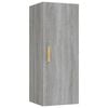 vidaXL Armoire murale Sonoma gris 34,5x34x90 cm Bois d'ing&eacute;nierie