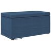 vidaXL Tabouret Bleu 81 x 41 x 40 cm Tissu et bois stratifi&eacute;