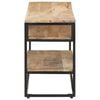 vidaXL Meuble TV 130x30x45 cm Bois de manguier brut