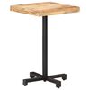 vidaXL Table de bistro Carr&eacute;e 50x50x75 cm Bois de manguier brut