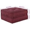 vidaXL Canap&eacute; modulaire marron 70x70x36 tissu