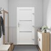 vidaXL Porte Frontale Anthracite PVC