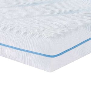 vidaXL Matelas Blanc 120 x 200 cm Tissu jacquard