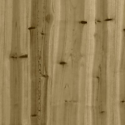 vidaXL Repose-pied de jardin 62x31,5x52 cm bois de pin imprégné