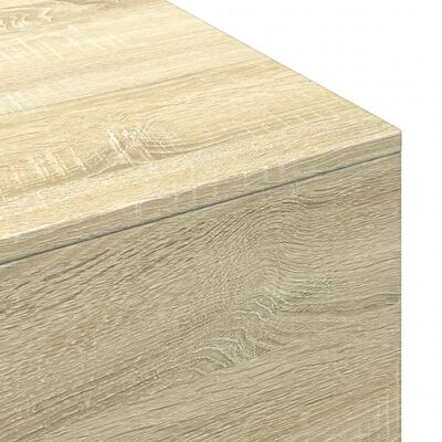 vidaXL Table basse chêne sonoma 100x49,5x31 cm bois d'ingénierie