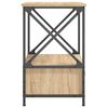 vidaXL Tables de chevet 2 pcs ch&ecirc;ne sonoma 50x41x65 cm bois ing&eacute;nierie