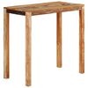 vidaXL Table de bar 112x55x108 cm Bois massif de récupération
