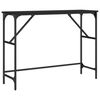 vidaXL Table console noir 100x32x75 cm bois d'ing&eacute;nierie