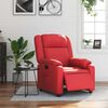 vidaXL Fauteuil inclinable &eacute;lectrique Rouge Similicuir