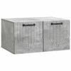 vidaXL Meuble TV mural Gris b&eacute;ton 59,5 x 41 x 30 cm Bois d'ing&eacute;nierie