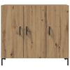 vidaXL Buffet chêne artisanal 90x34x80 cm bois d'ingénierie