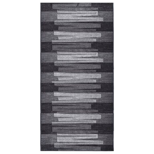 vidaXL Tapis de couloir antid&eacute;rapant Anthracite 100x350 cm