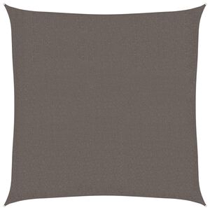 vidaXL Voile d'ombrage 160 g/m&sup2; Anthracite 3x3 m PEHD