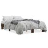 vidaXL Cadre de lit sans matelas ch&ecirc;ne marron 140x190 cm