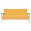 vidaXL Ensemble de canapé 2 pcs Tissu jaune