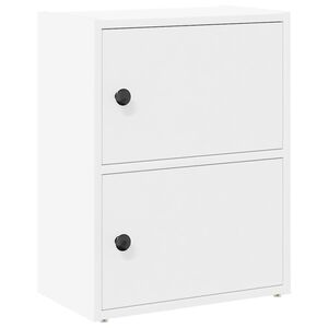 vidaXL Biblioth&egrave;que blanc 40x24x52 cm bois d'ing&eacute;nierie