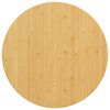 vidaXL Dessus de table &Oslash;80x2,5 cm bambou