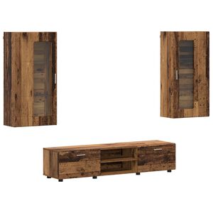 vidaXL Ensemble meuble TV FLORIN 3 pc 150 x 39 x 30 cm Bois ancien