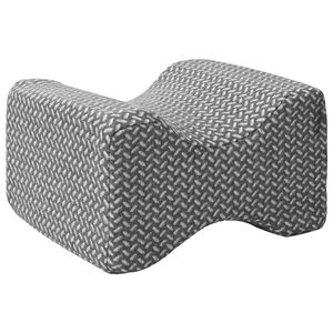 vidaXL Coussin pour genoux Couleur unie Gris 26 x 21,5 x 15 cm
