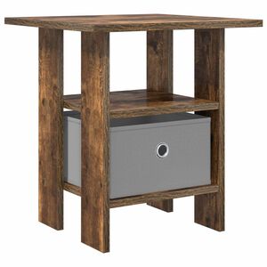 vidaXL Table de chevet Ch&ecirc;ne fum&eacute; 41 x 40 x 45 cm Bois d'ing&eacute;nierie