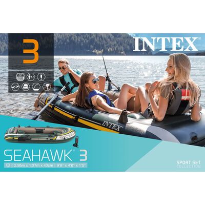 Intex Ensemble de canot pneumatique Seahawk 3 295x137x43 cm 68380NP