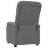 vidaXL Fauteuil inclinable Gris foncé Tissu