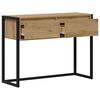 vidaXL Table d'appoint avec tiroir Ch&ecirc;ne artisan 100 x 36 x 75 cm