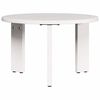 vidaXL Table basse 2 pcs Blanc Bois de pin massif