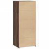 vidaXL Buffet haut ch&ecirc;ne marron 50x41x124 cm bois d'ing&eacute;nierie