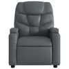 vidaXL Fauteuil inclinable &eacute;lectrique gris similicuir