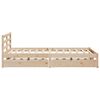vidaXL Cadre de lit sans matelas 160x200 cm bois massif de pin