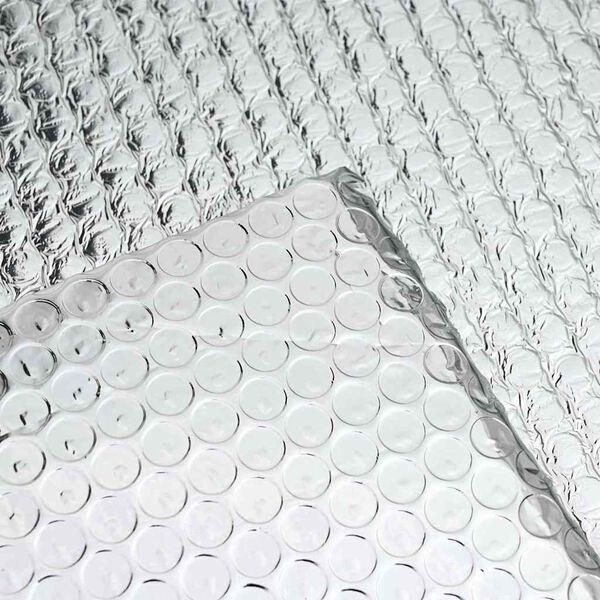 vidaXL Réflecteur de chaleur pour radiateur Argent 1 x 15 m Aluminium