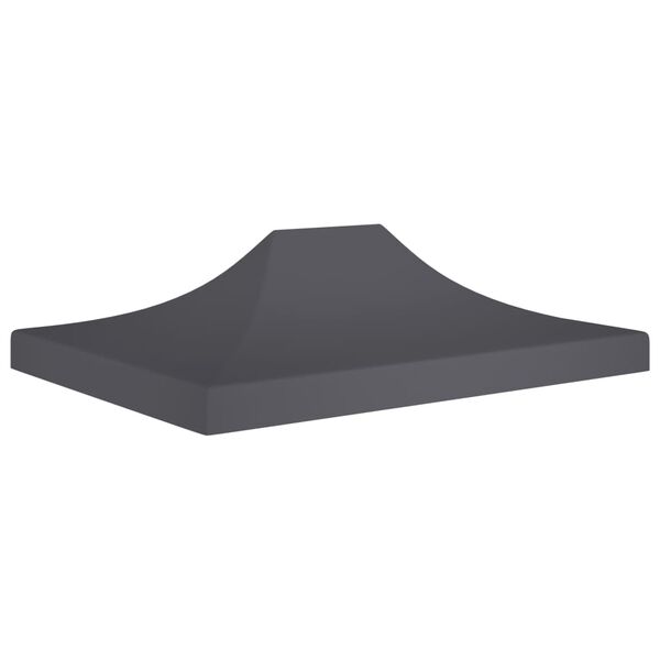 vidaXL Toit de tente de réception 4,5x3 m Anthracite 270 g/m²