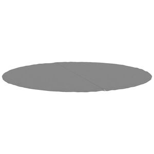 vidaXL B&acirc;che de piscine gris clair &Oslash;244 cm g&eacute;otextile polyester