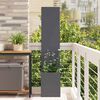vidaXL &Eacute;cran de confidentialit&eacute; de jardin Anthracite 32 x 140 cm