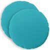vidaXL Housse de coussin 2 pcs HEERLEN Turquoise &Oslash; 40 cm Polyester