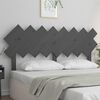 vidaXL T&ecirc;te de lit Gris 159,5x3x80,5 cm Bois massif de pin