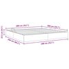 vidaXL Lit de Rangement avec matelas Noir 200 x 200 cm Faux cuir