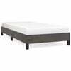 vidaXL Cadre de lit sans matelas gris fonc&eacute; 90x190 cm velours