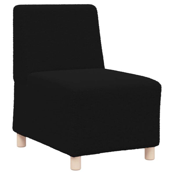 vidaXL Unit&eacute; de Sofa Modulaire Sans Accoudoirs 2 pcs Noir