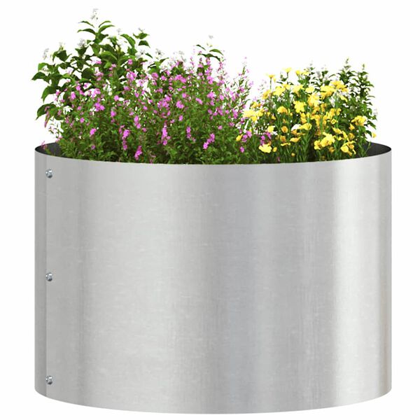 vidaXL Pots de jardin 5 pcs Argent 30 x 30 x 20 cm Acier inoxydable