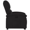 vidaXL Fauteuil inclinable noir tissu