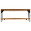 vidaXL Table basse et étagère 100x60x35 cm Bois de récupération solide