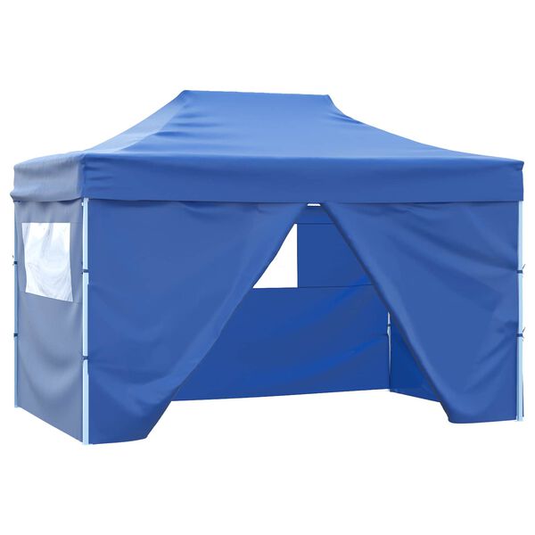 vidaXL Tente de f&ecirc;te Bleu 280 x 410 x 315 cm Tissu Oxford
